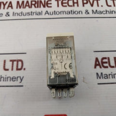 Telemecanique Rxm4ab2bd Miniature Plug-in Relay W/ Socket Rxze2m114 6a 250vac