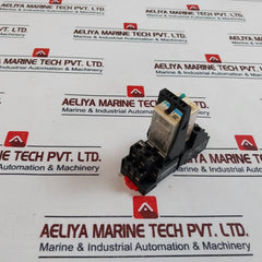 Telemecanique Rxm4ab2bd Relay With Rxze2m114 Socket