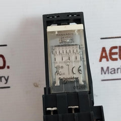 Telemecanique Rxm4ab2bd Relay With Rxze2m114 Socket