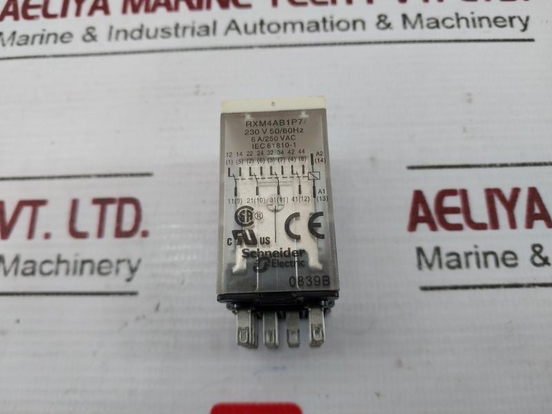 Telemecanique Rxze2M114M Relay Socket Base 10A 250V Iec 61810-1