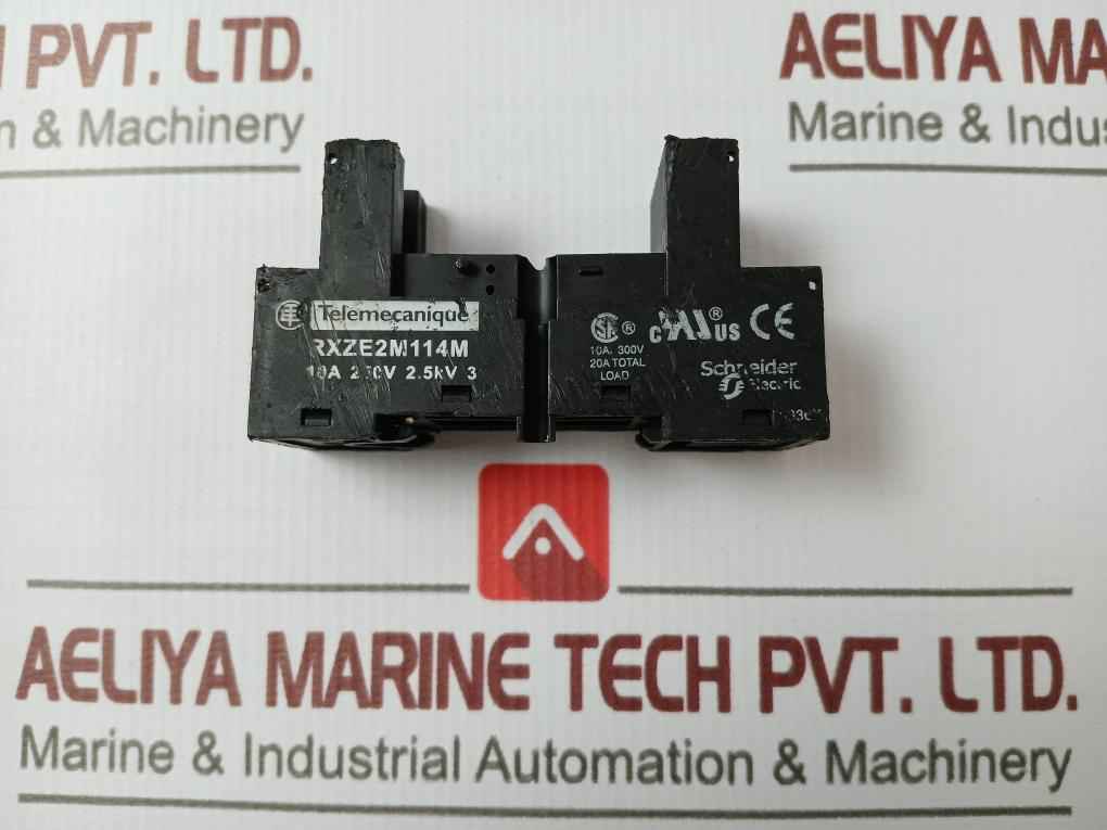 Telemecanique Rxze2m114m Relay Socket 10a 300v 2.5kv