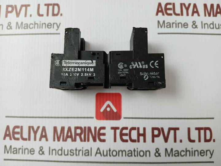 Telemecanique Rxze2m114m Relay Socket 10a 300v 2.5kv