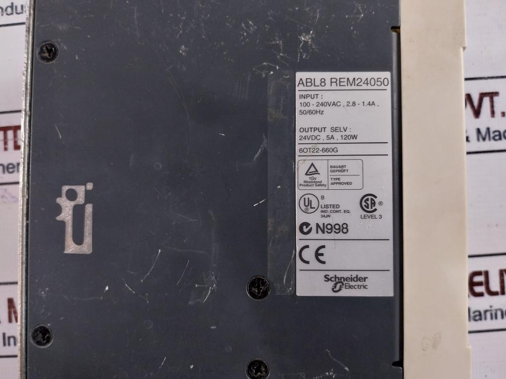 Telemecanique/Schneider Electric Abl8Rem24050 Regulated Switch Mode Power Supply