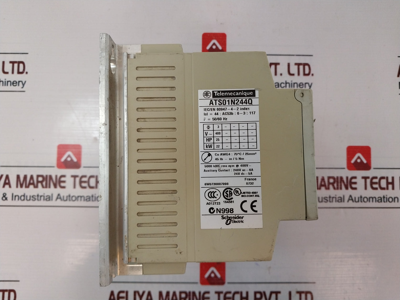 Telemecanique/Schneider Electric Ats01N244Q Soft Start For Motor 240V Ac-6A