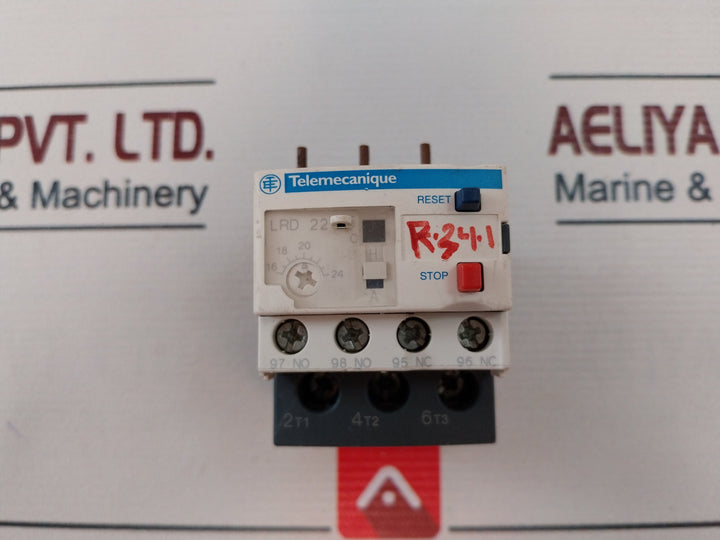 Telemecanique/Schneider Electric Lrd 22 Thermal Overload Relay 16-24A 690V