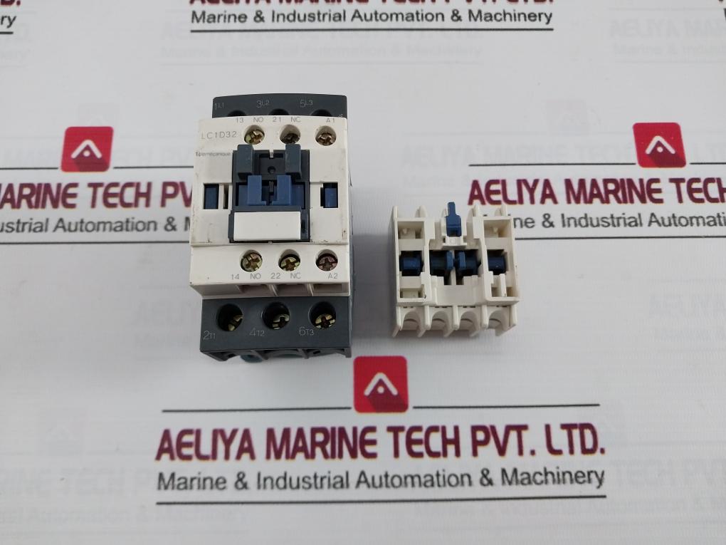 Telemecanique/Schneider Electric La1 Dn40 Auxiliary Contact Block 50A 600V Ac Ma