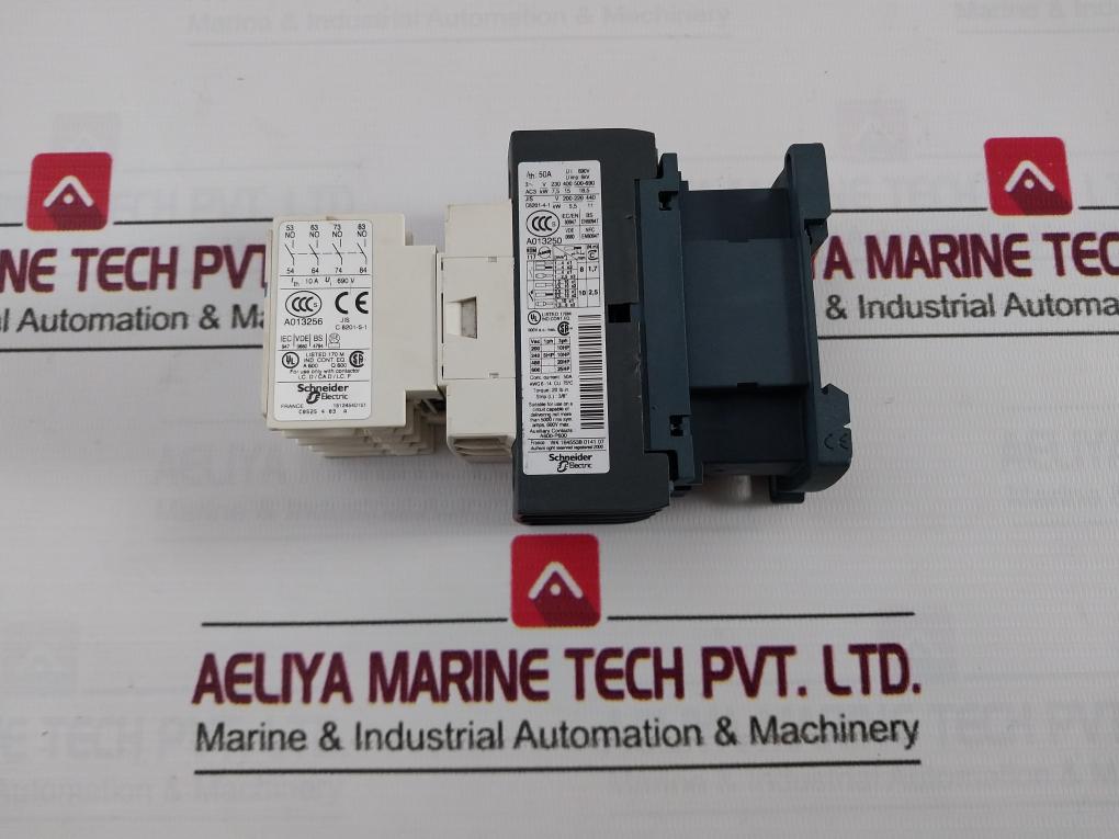 Telemecanique/Schneider Electric La1 Dn40 Auxiliary Contact Block 50A 600V Ac Ma