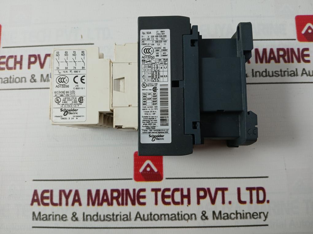 Telemecanique/Schneider Electric La1 Dn40 Auxiliary Contact Block 50A A013256