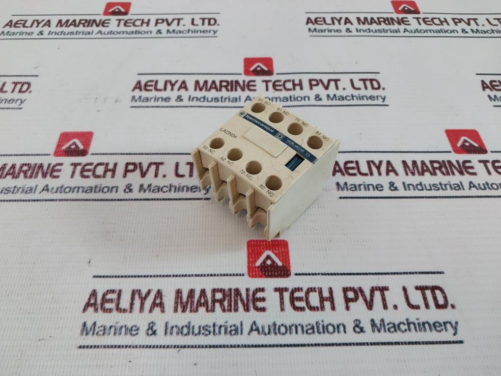 Lot of 2X TELEMECANIQUE LADN04 Auxiliary Contact Block A600 Q600