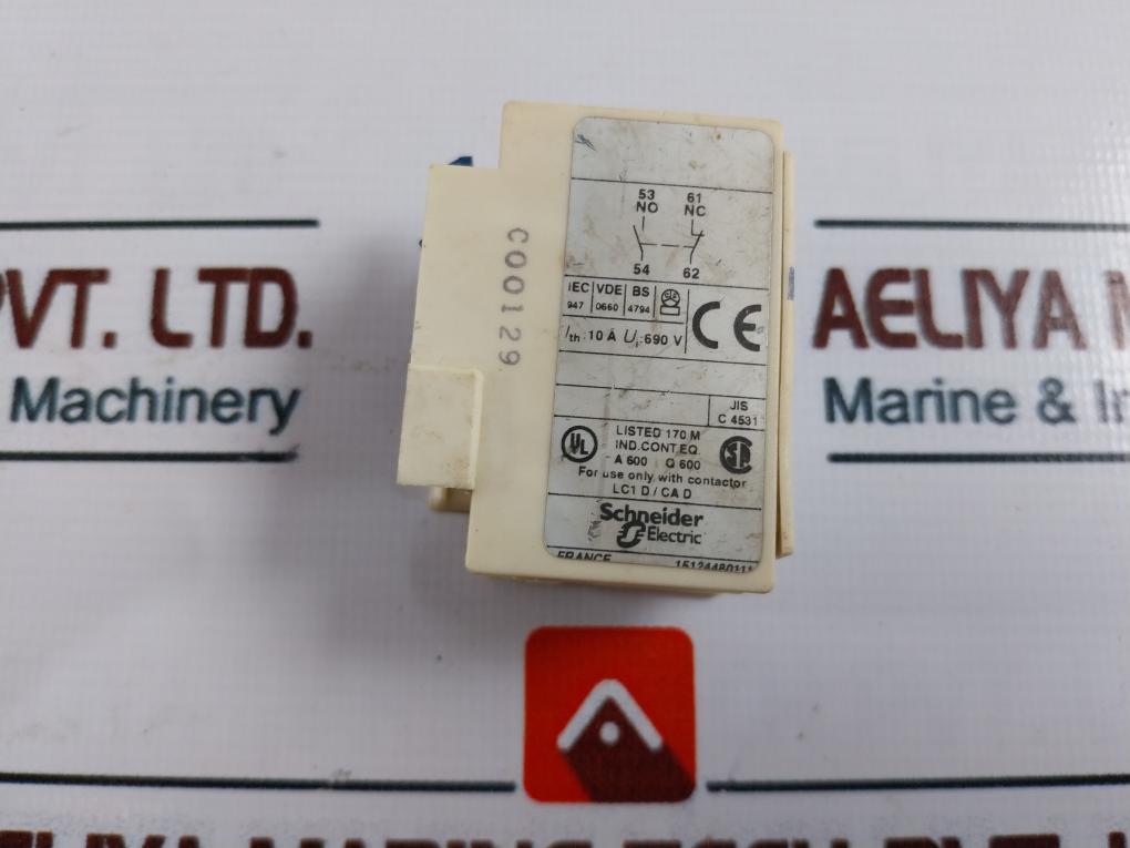 Telemecanique/Schneider Electric Ladn11 Auxiliary Contact Block 10A 690V