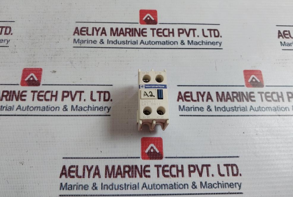 Lot of 2X Telemecanique LADN11 Auxiliary Contact Block 690V 10A