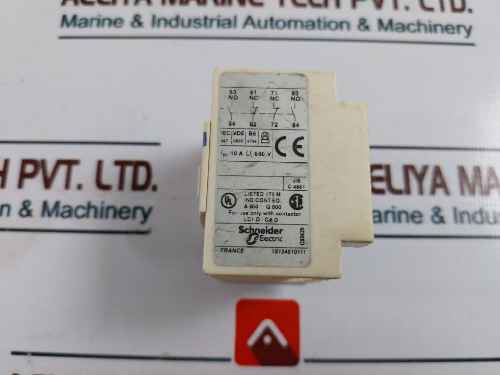 Telemecanique/Schneider Electric Ladn226 Auxiliary Contact Block 10A 690V