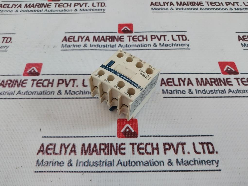 Lot of 4X Telemecanique/Schneider Electric LADN22 Auxiliary Contact Block