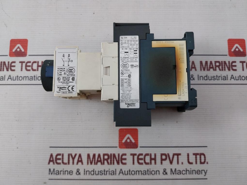 Telemecanique/Schneider Electric Ladr0 Repos/Off Delay Timer Block 24Vdc 10A