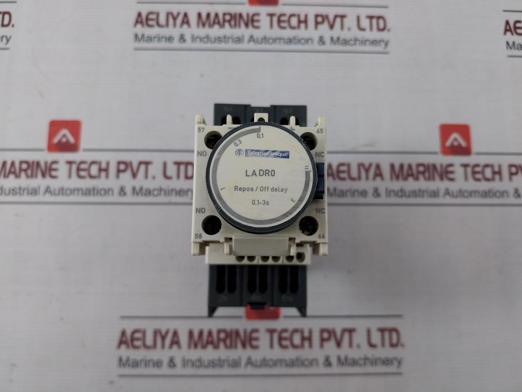 Telemecanique/Schneider Electric Ladr0 Repos/Off Delay Timer Block 24Vdc 10A