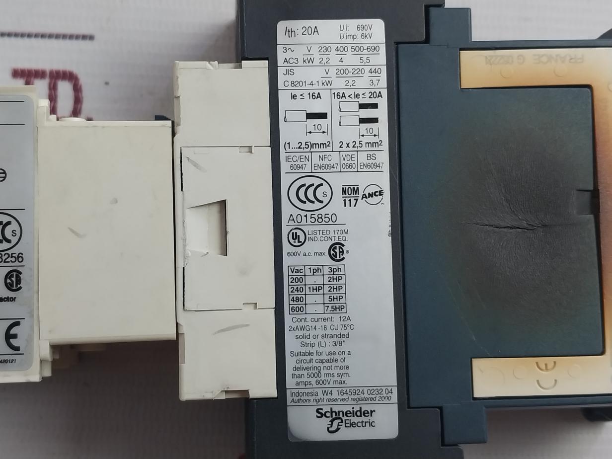 Telemecanique/Schneider Electric Ladr0 Time Delay Auxiliary Contact Block 10A