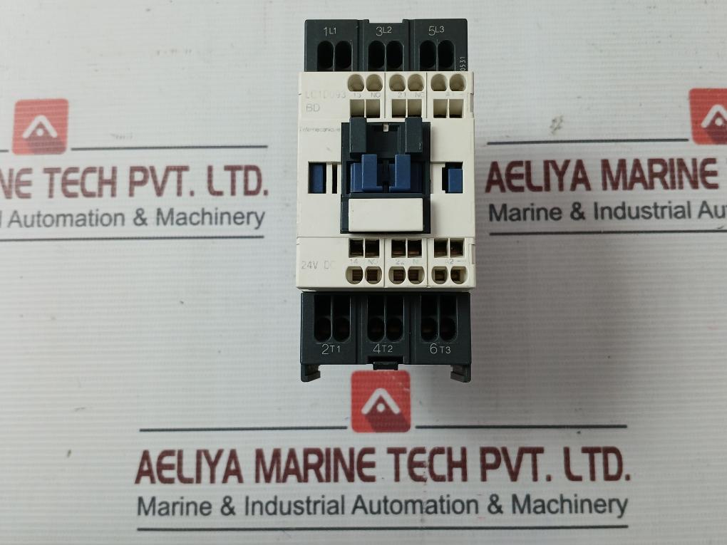 Telemecanique/Schneider Electric Lc1D093Bd Contactor 24V Dc 20A 600Vac Max