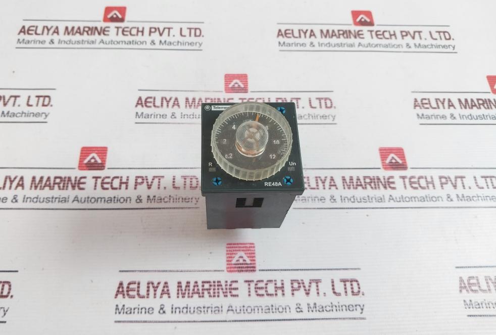 Telemecanique Re48a Ml 12mw Modular Timing Relay 0.02s-300h 5a/250vac