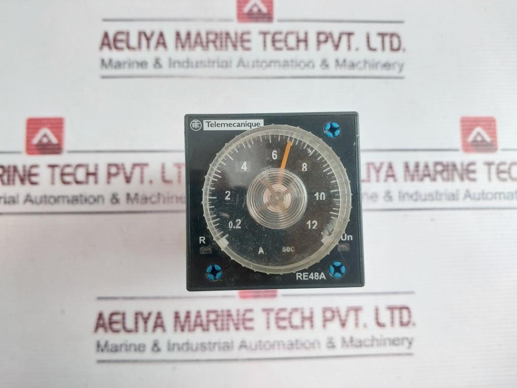 Telemecanique Re48a Ml 12mw Modular Timing Relay 0.02s-300h 5a/250vac