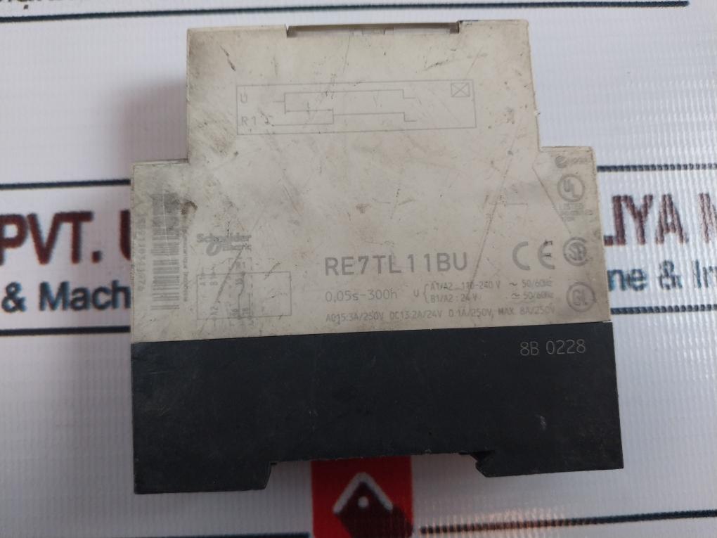 Telemecanique/Schneider Electric RE7TL11BU Time Delay Relay 0.05S-300H