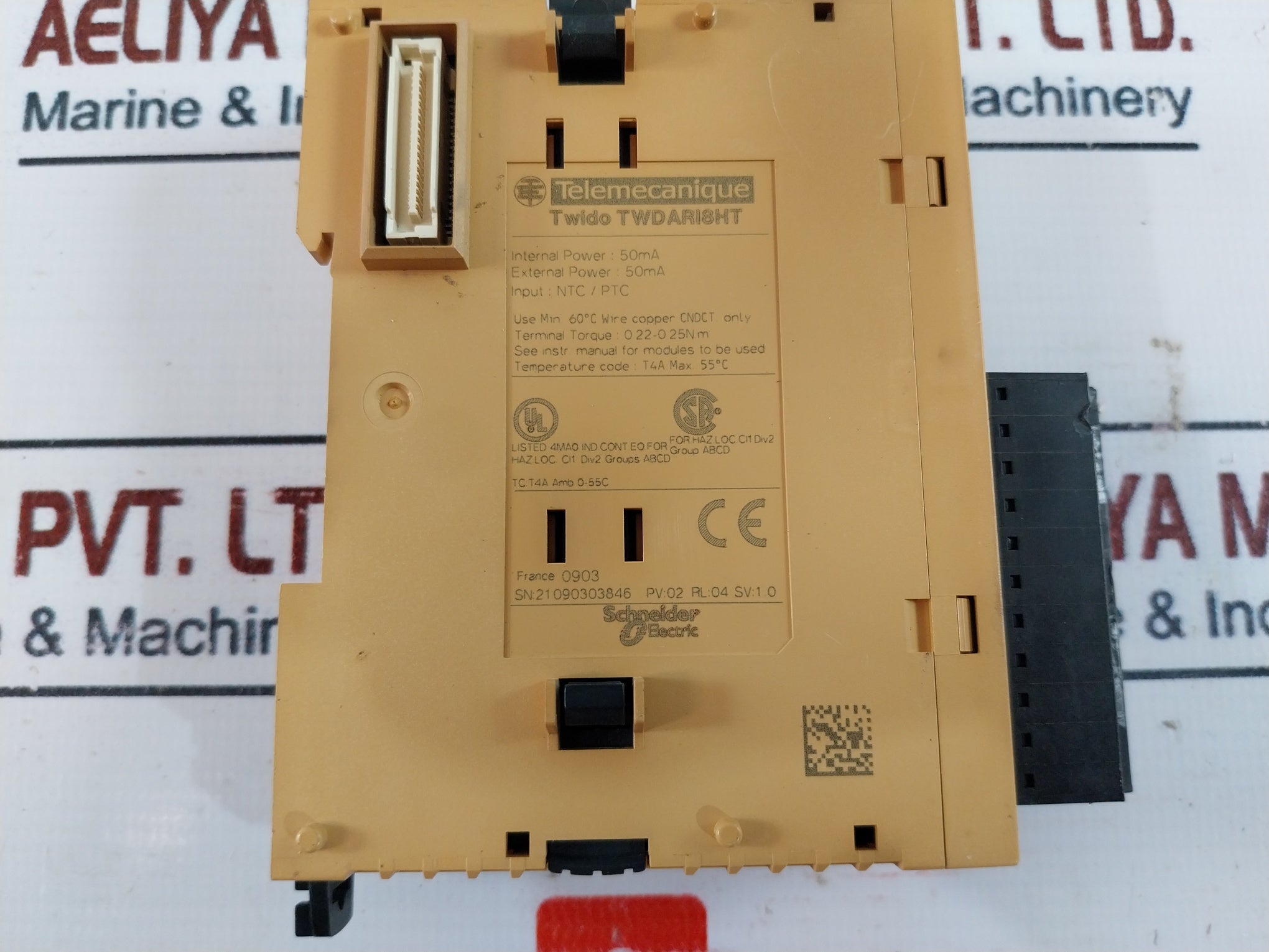 Telemecanique/Schneider Electric Twido Twdari8Ht Analog Input Module 50Ma