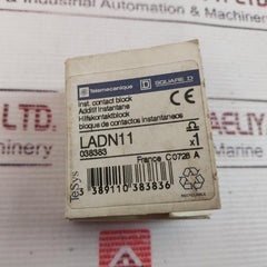 Telemecanique Square D Ladn11 Auxiliary Contact Block 10A 690V