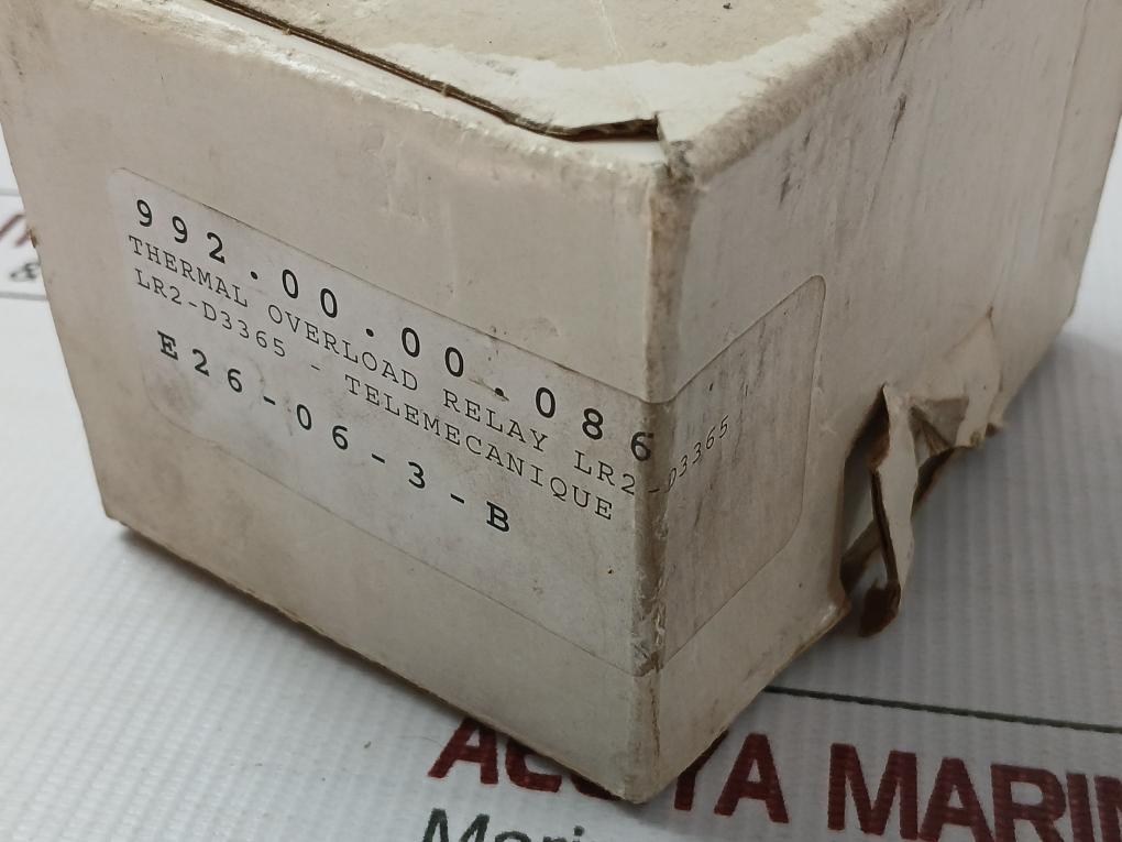 Telemecanique Thermal Overload Relay Lr2 D3365