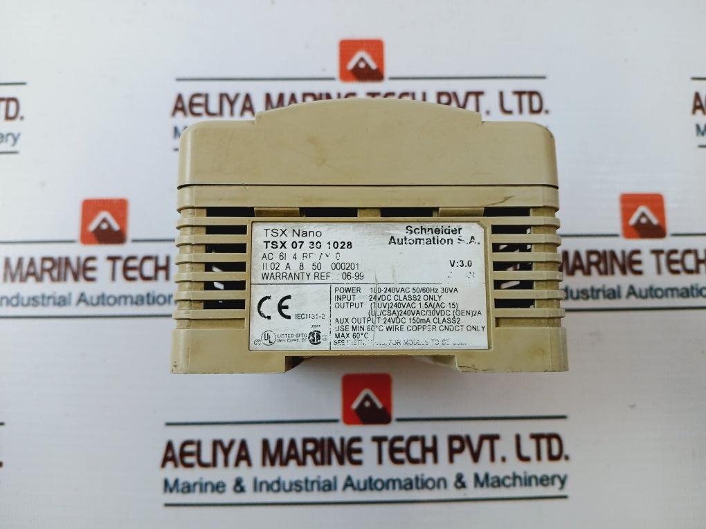 Telemecanique Tsx 07 30 1028 Tsx Nano PLC Module 100-240 Vac 50/60hz 30va