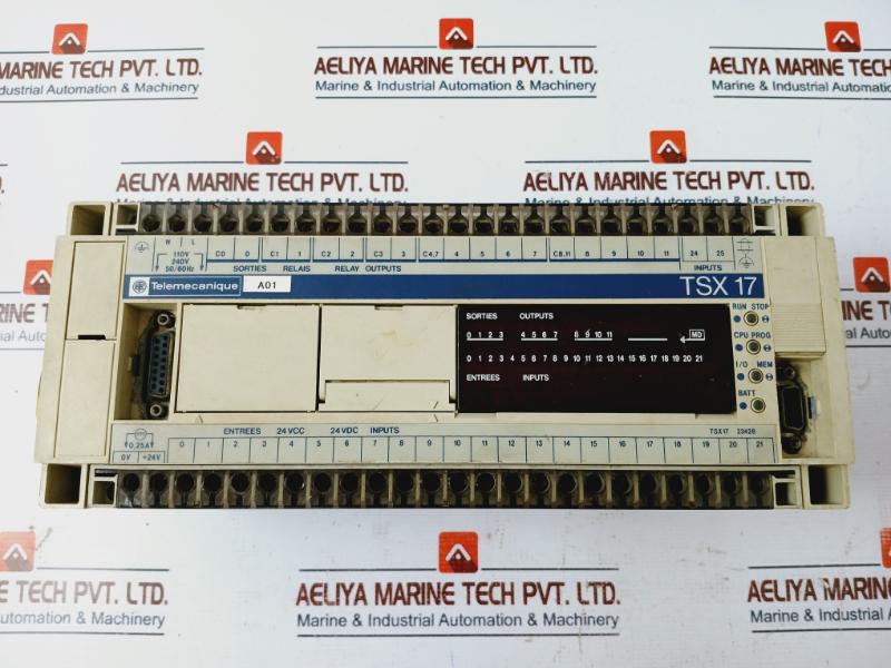 Telemecanique Tsx17-20 Plc Module Modicon Square D Programmable Logic Controller