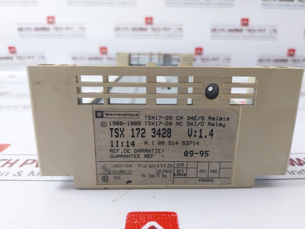 Telemecanique Tsx1723428 Control Unit Tsx17-20 Relay 120/240Vac, 50/60Hz