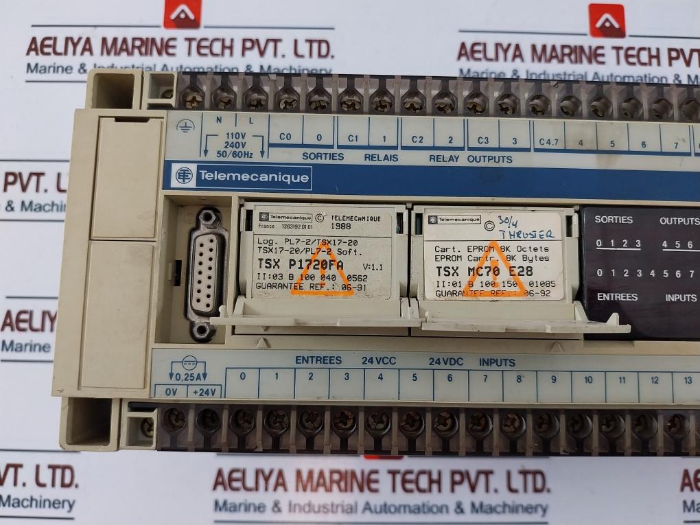 Telemecanique Tsx 172 3428 Controller Unit 110V-240V 50/60Hz