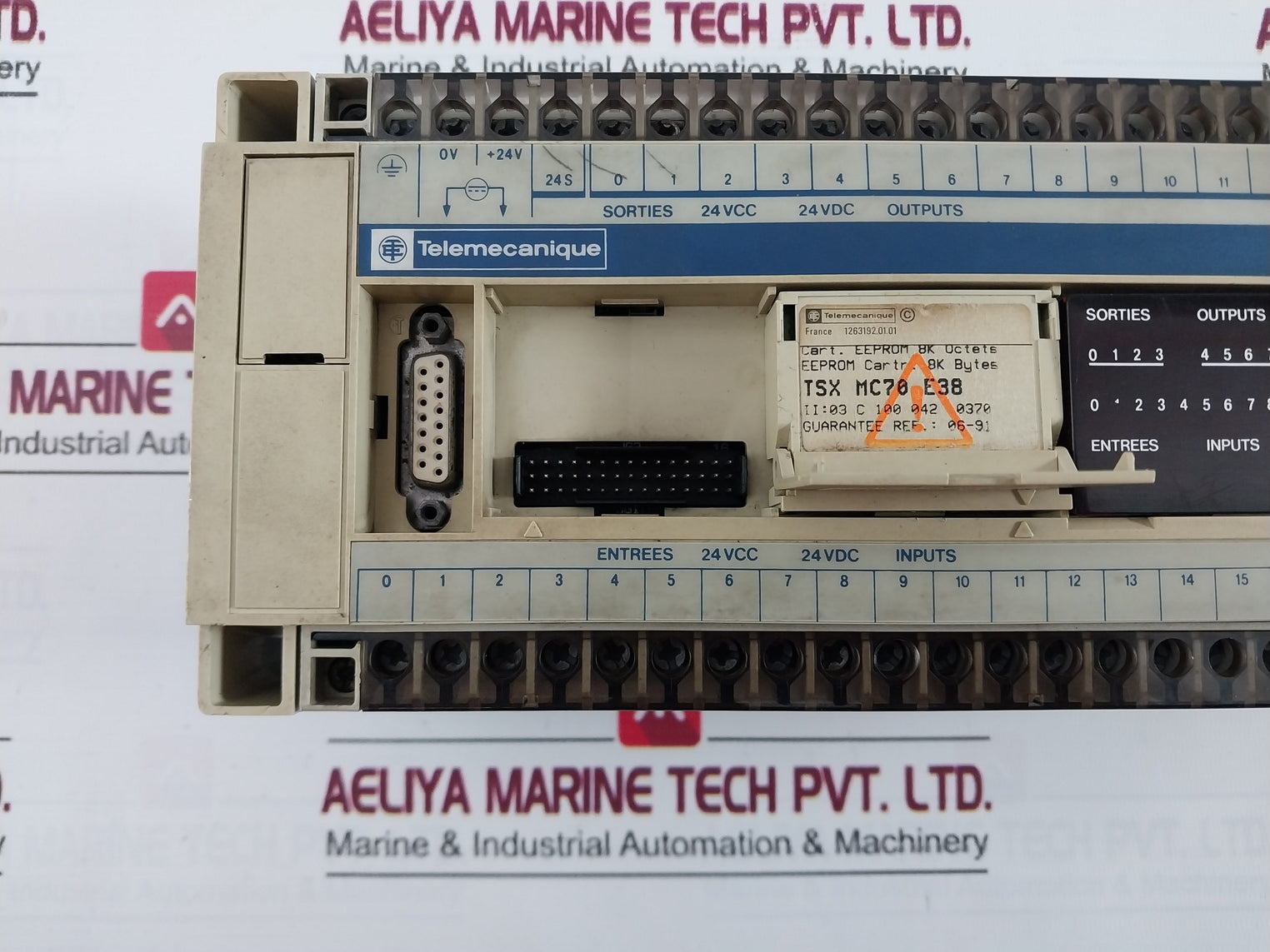 Telemecanique Tsx17 24012 Programmable Logic Controller 24Vdc