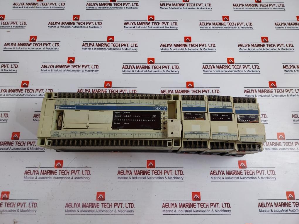 Telemecanique Tsx17 Programmable Logic Controller 6 Relay Output