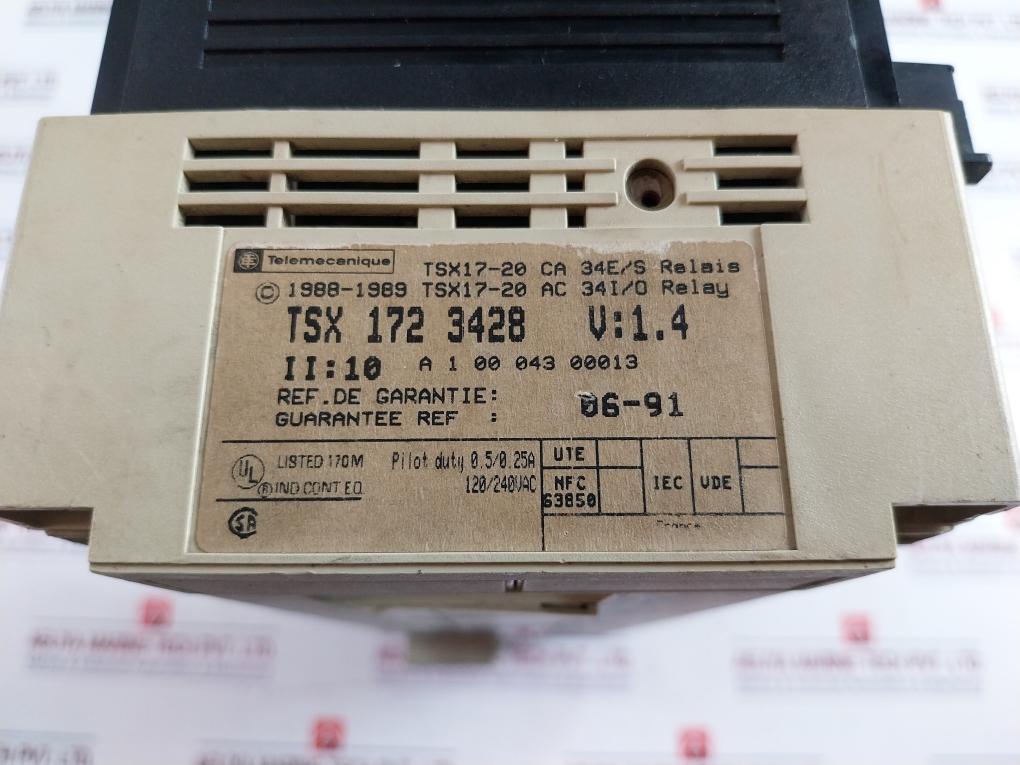 Telemecanique Tsx17 Programmable Logic Controller 6 Relay Output