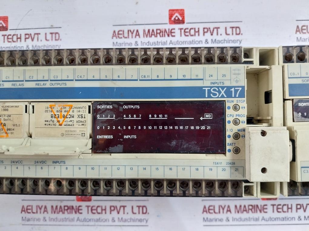 Telemecanique Tsx17 Programmable Logic Controller 6 Relay Output