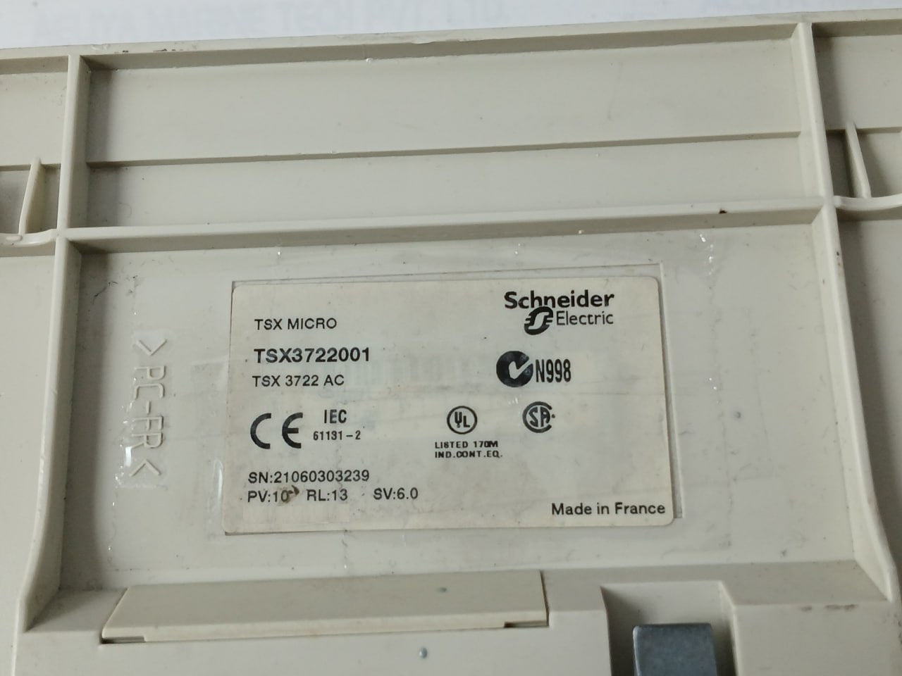 Telemecanique Tsx3722001 Modular Base Controller Iec 61131-2
