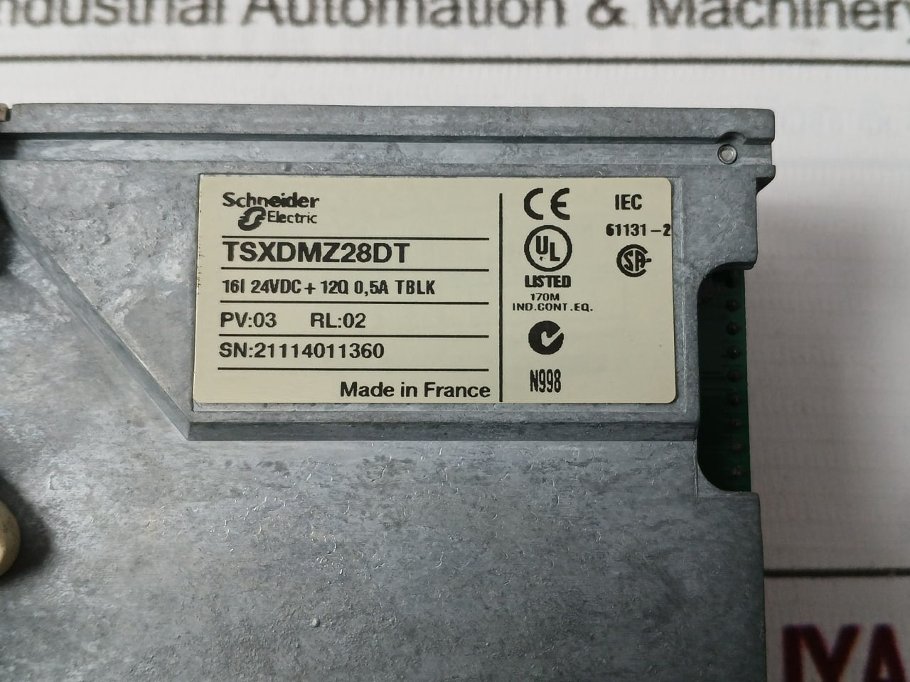 Telemecanique Tsx3722001 Modular Base Controller Iec 61131-2