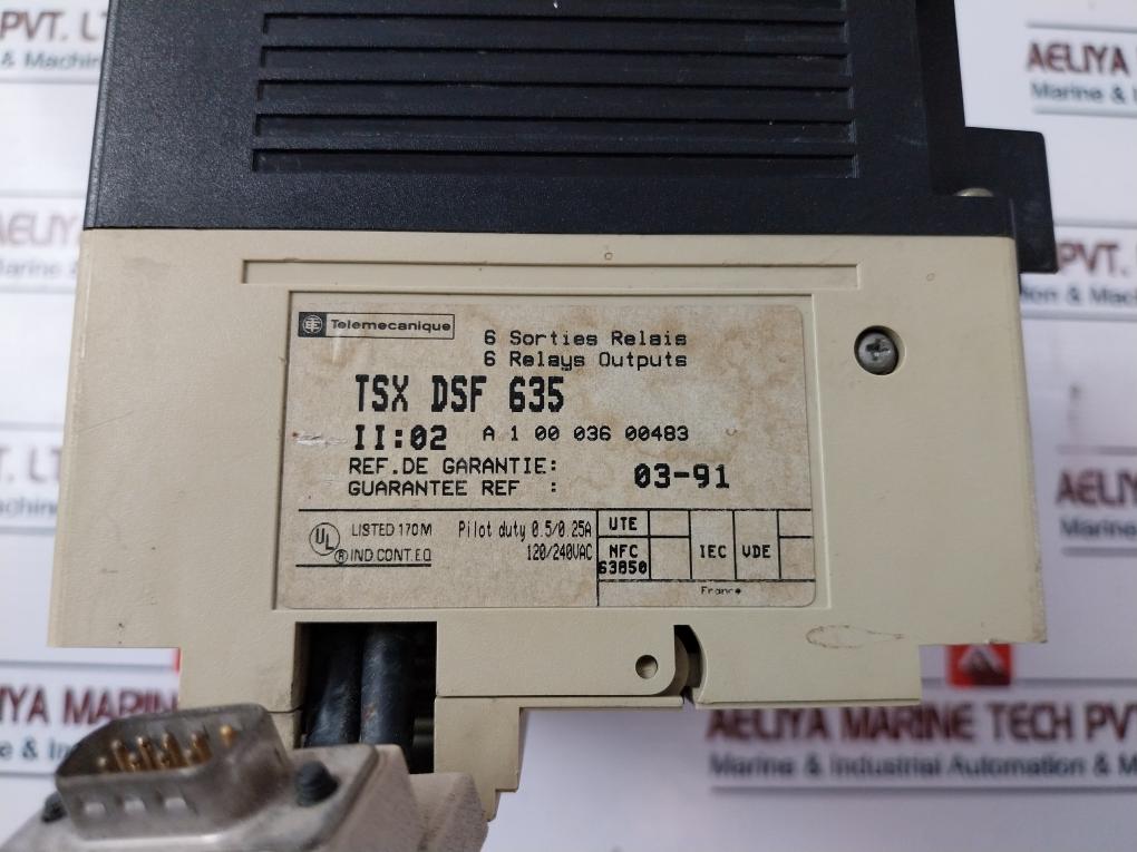 Telemecanique TSX DSF 635 6 Relay Output Module