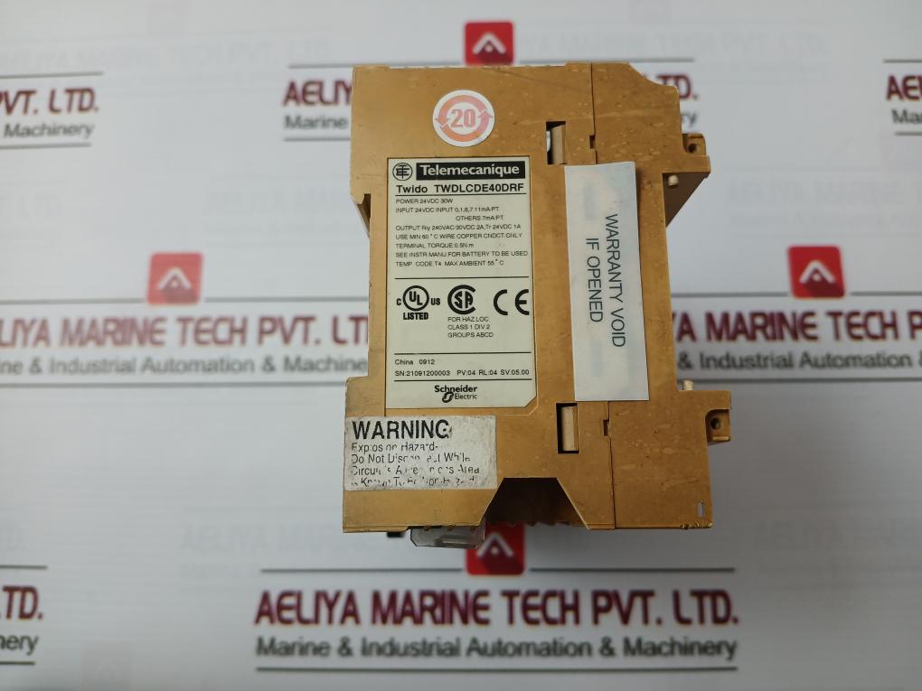 Telemecanique Twido Twdlcde40Drf Plc Compact Base Controller 240Vac/30Vdc