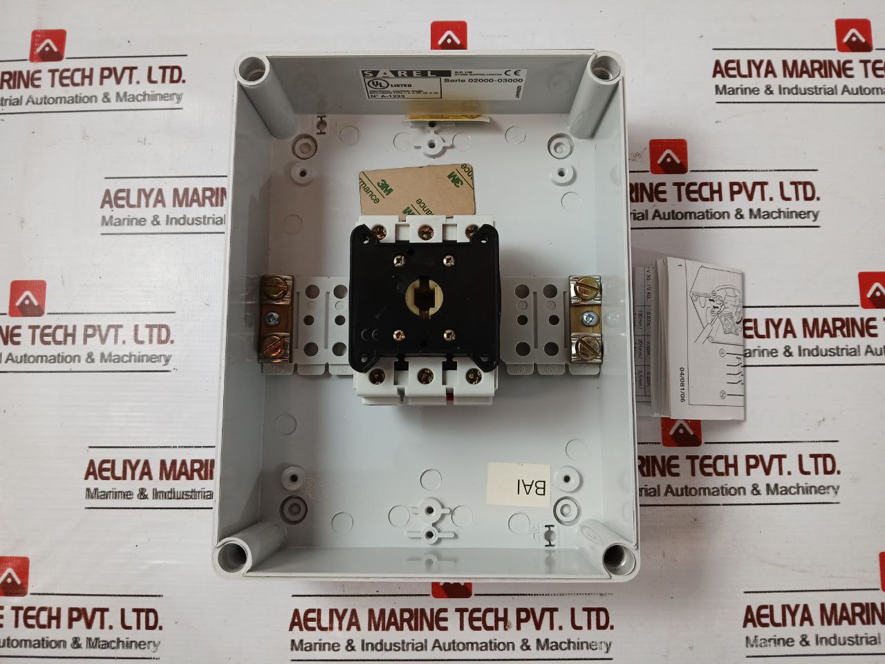 Telemecanique Vc3gu Emergency Stop/main Switch In Enclosure 45a Ip55 3 Pole