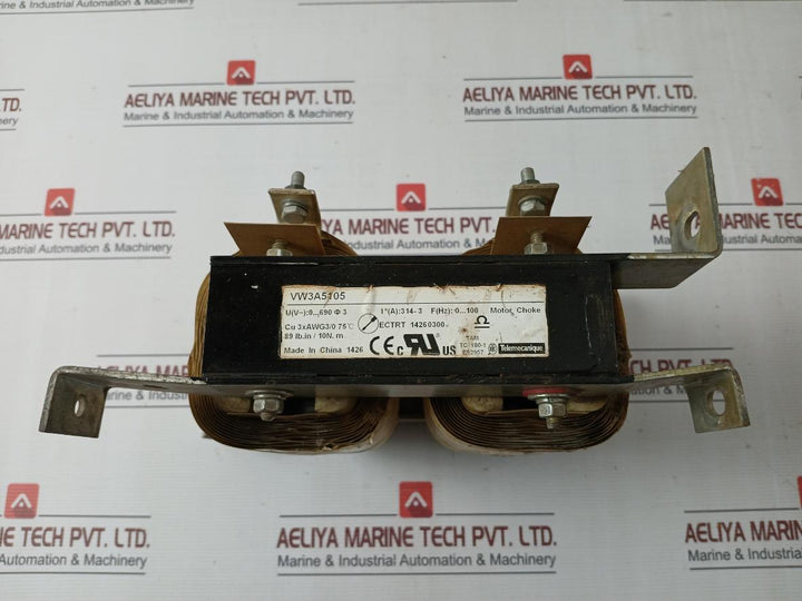 Telemecanique Vw3A5105 Motor Choke Cu 3Xawg 3/0 75C Tc180-1 E92957