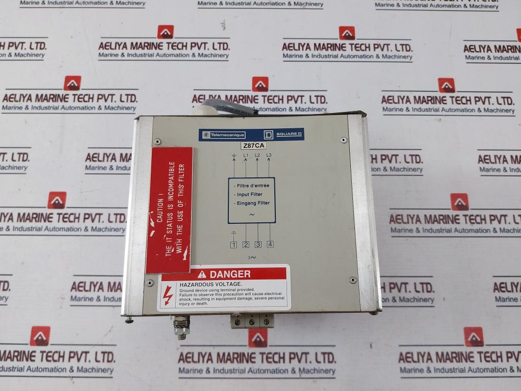 Telemecanique Vw3A66402 Line Filter 16A Converter Input 460 Vac 50/60Hz 3 Phase