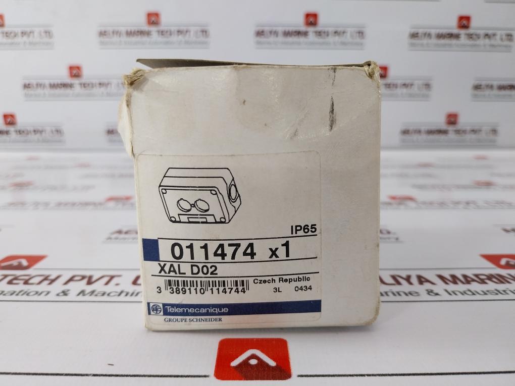 Telemecanique Xal D02 Push Button Enclosure Switch Cm 12