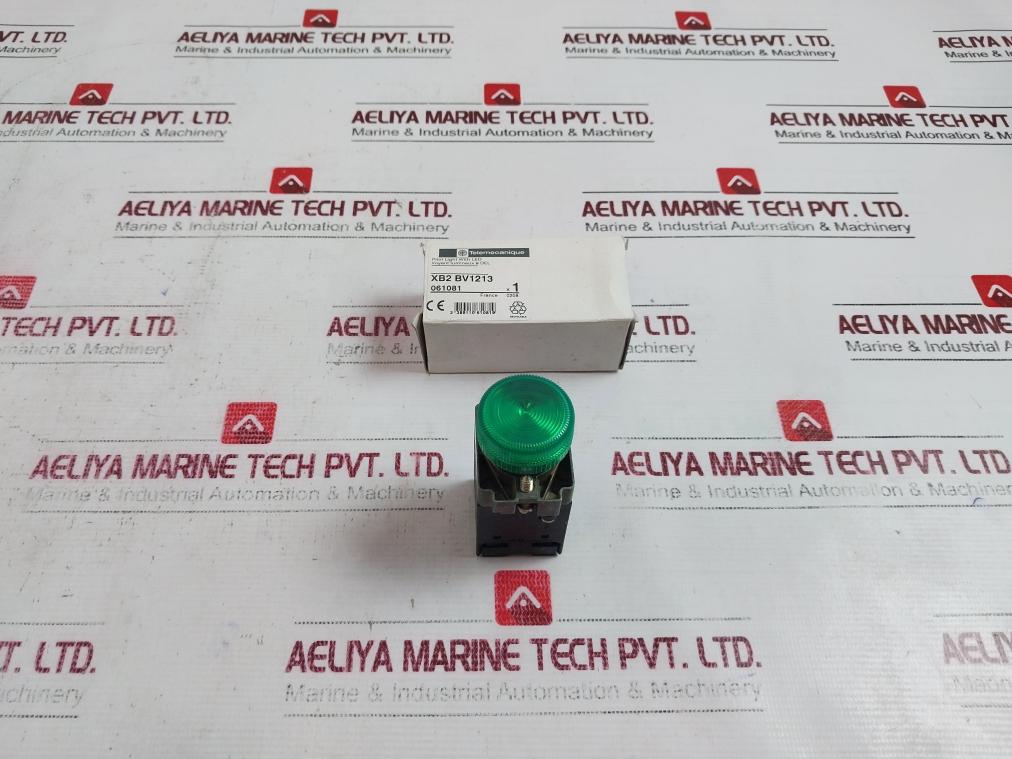 Telemecanique Xb2-bv1213 Pushbutton With Led Indicator Lamp 24v