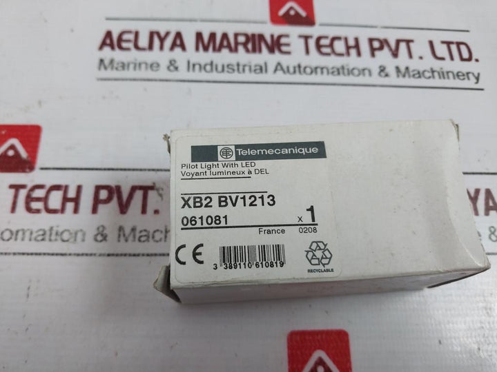Telemecanique Xb2-bv1213 Pushbutton With Led Indicator Lamp 24v