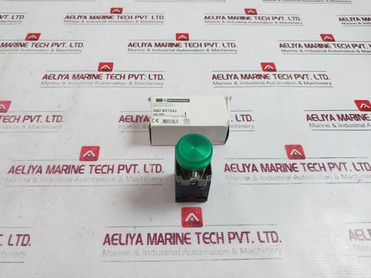 Telemecanique Xb2-bv1213 Pushbutton With Led Indicator Lamp 24–240v Ac 061087
