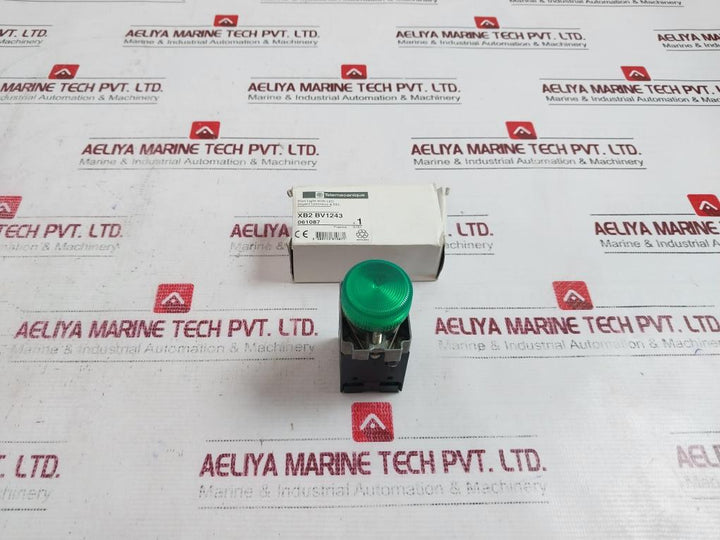 Telemecanique Xb2-bv1213 Pushbutton With Led Indicator Lamp 24–240v Ac 061087