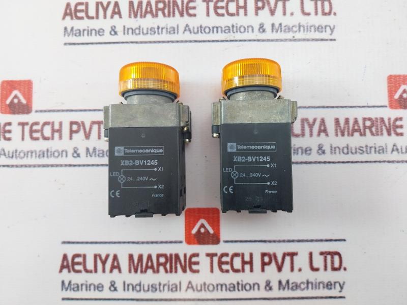 Telemecanique Xb2-bv1245 Led Pilot Light 24-240V