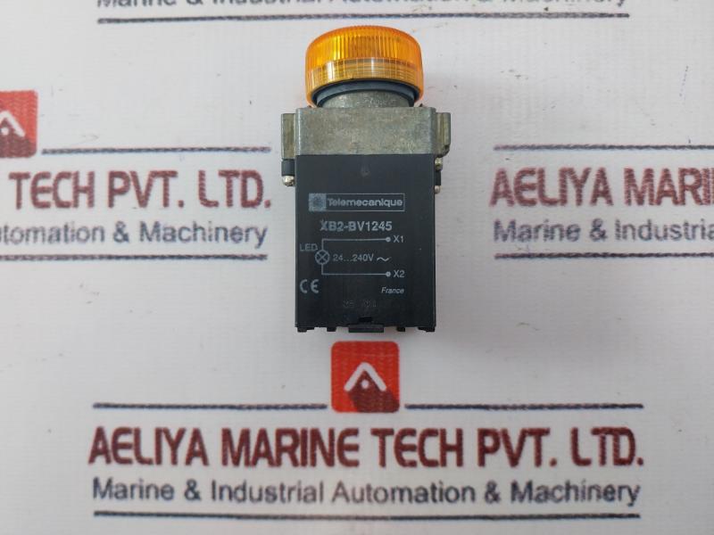 Telemecanique Xb2-bv1245 Led Pilot Light 24-240V