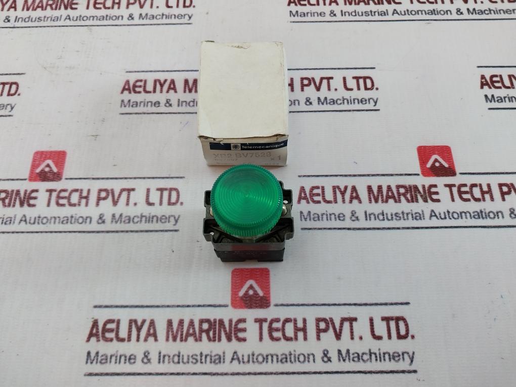 Telemecanique Xb2-bv7.28 Signalling Indicator Led Green 28V Ba9S